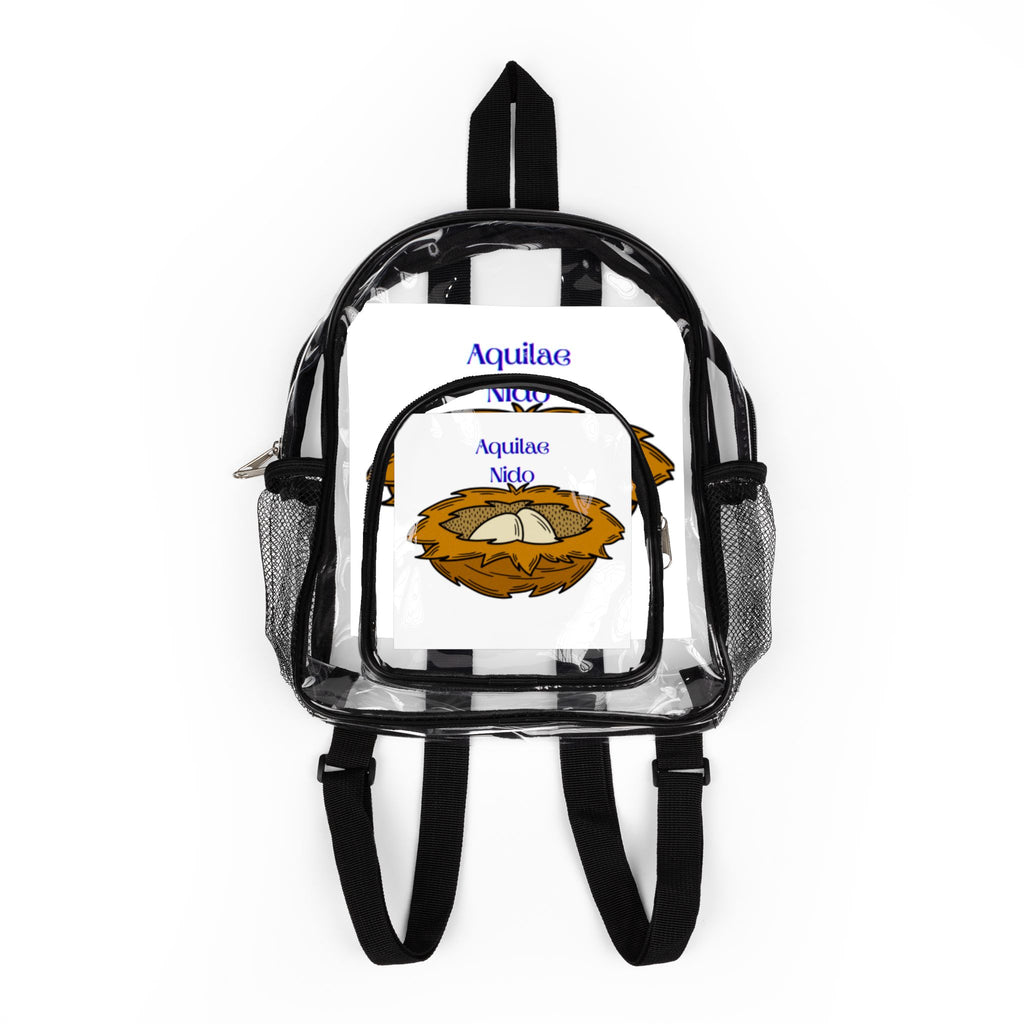 Eagles Nest Logo Clear Stadium Backpack | Clear School Bag