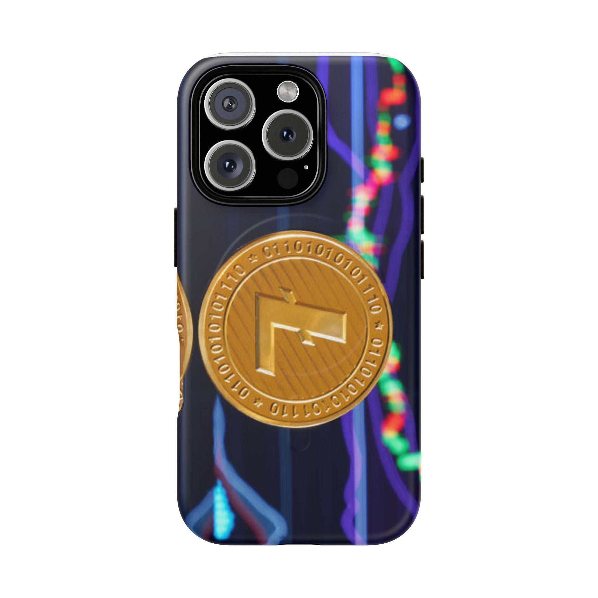 Coque de téléphone Litecoin Crypto Coin | Coque magnétique résistante, design Blockchain