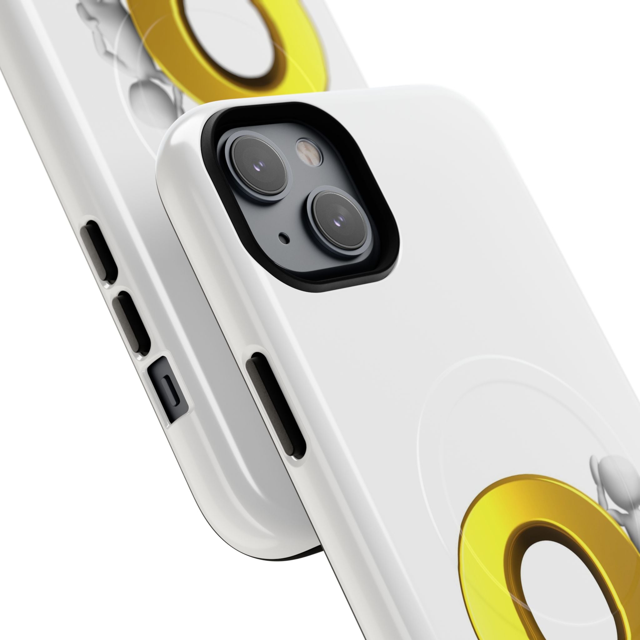 3D Gold Letter O Character phone case | Tough Magnetic Case, magnetic compatible