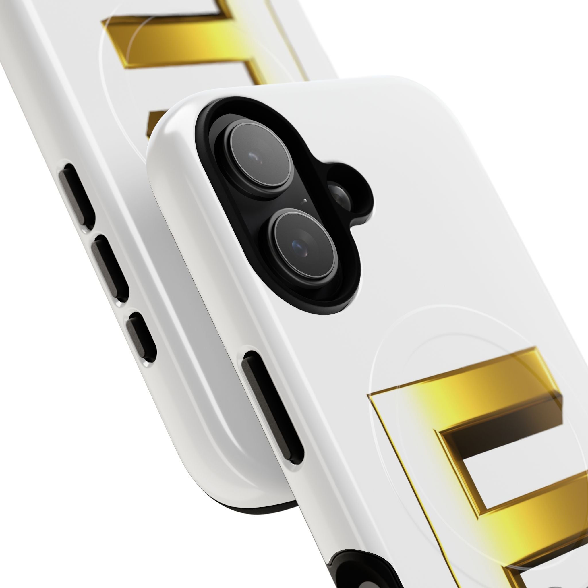 Gold Letter E monogram Phone Case | Magnetic Tough Case