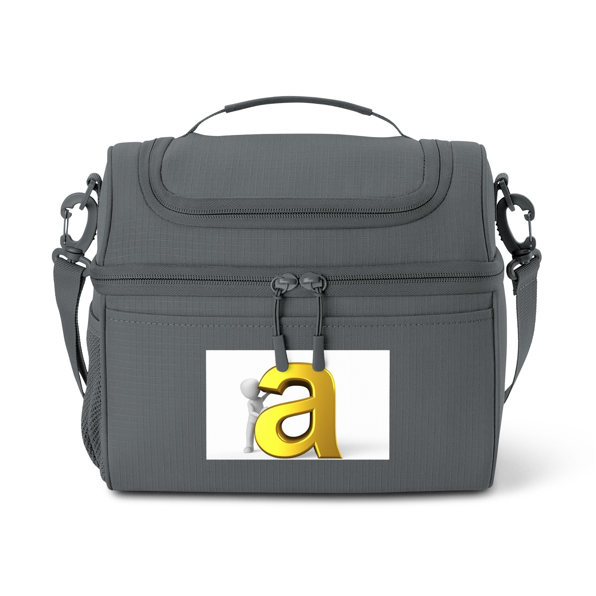 Yellow Letter A Logo Cooler Bag | Insulated Lunch Tote