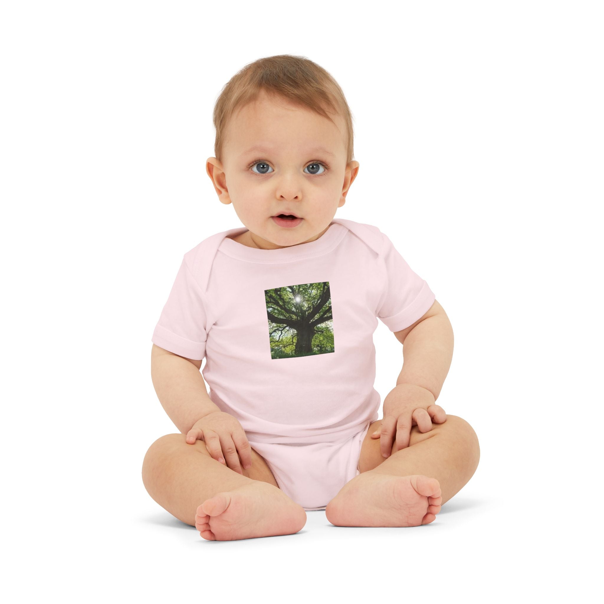 Majestic Oak Tree Infant Onesie | Tree Photo Baby Bodysuit