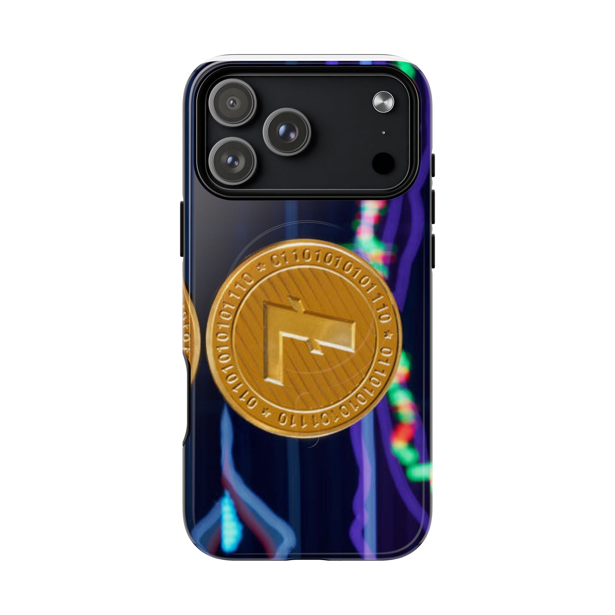 Coque de téléphone Litecoin Crypto Coin | Coque magnétique résistante, design Blockchain