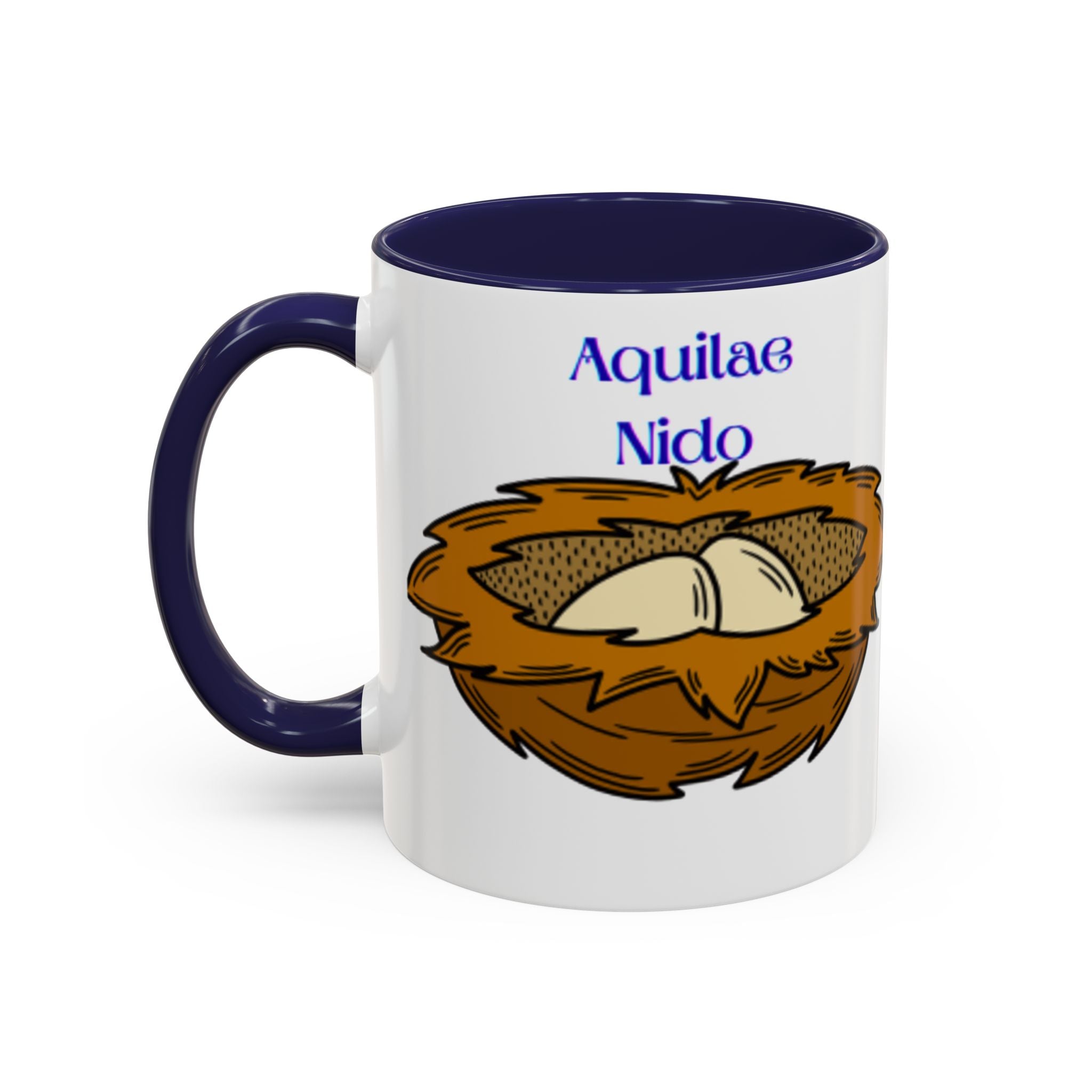 Mug illustré Nid d'Aquilae | Mug à Anse Colorée 11 oz 15 oz