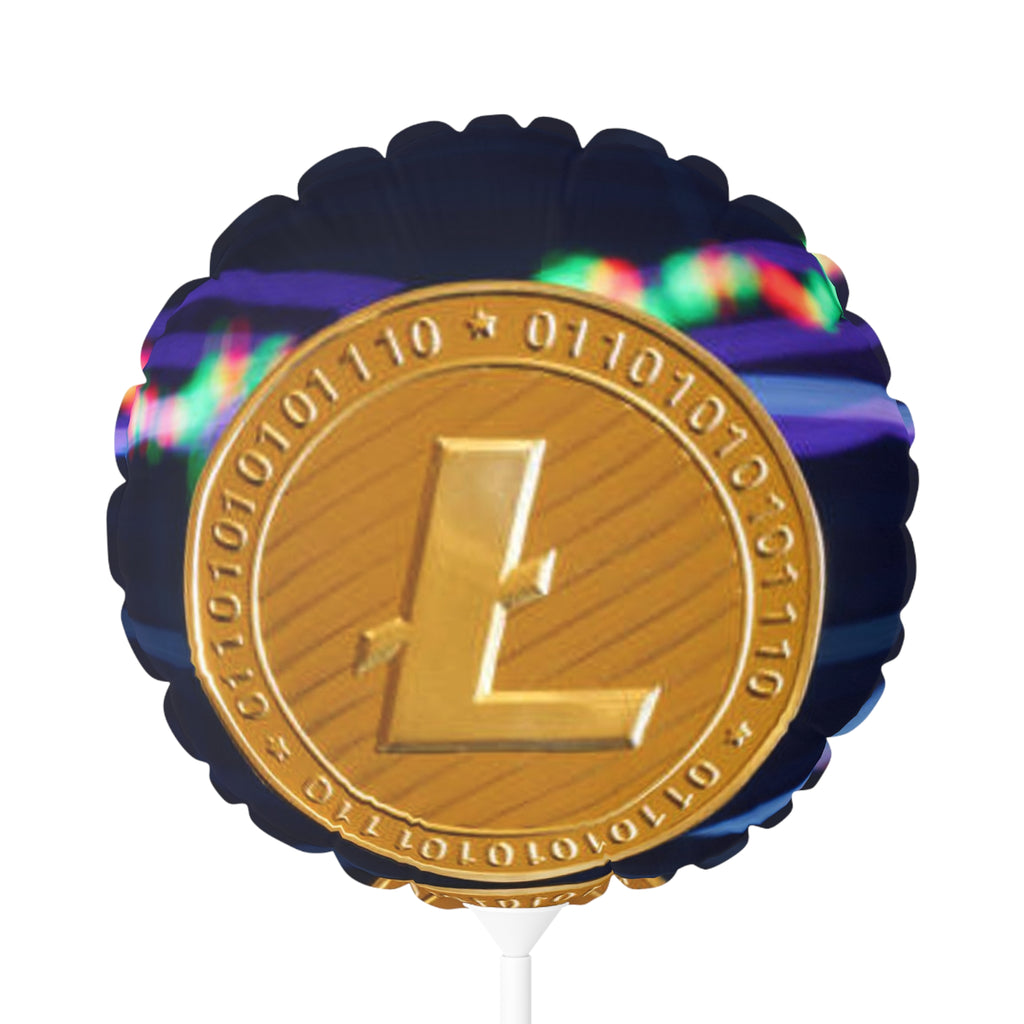 Litecoin Coin Balloon Round 11" | Cryptocurrency Mylar Balloon