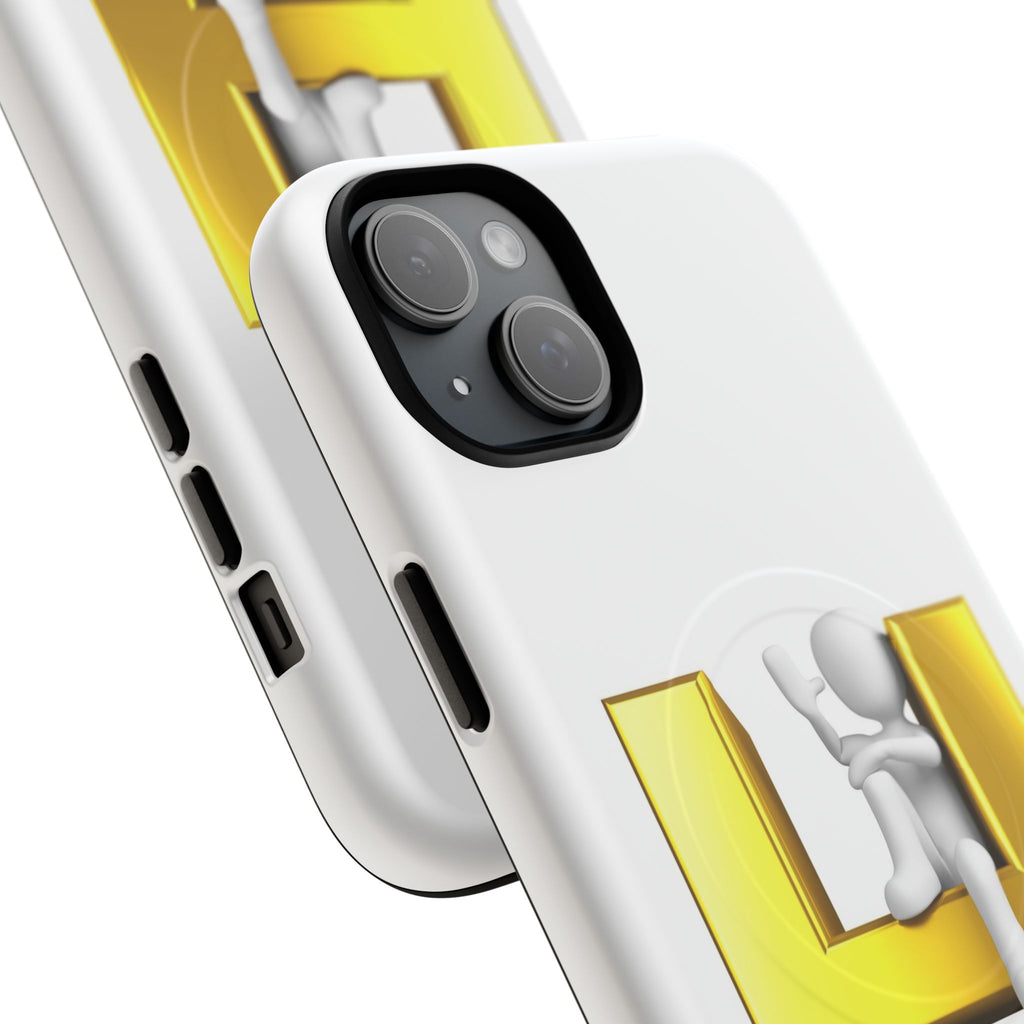 Gold Letter H Climber Phone Case | Tough Magnetic Case