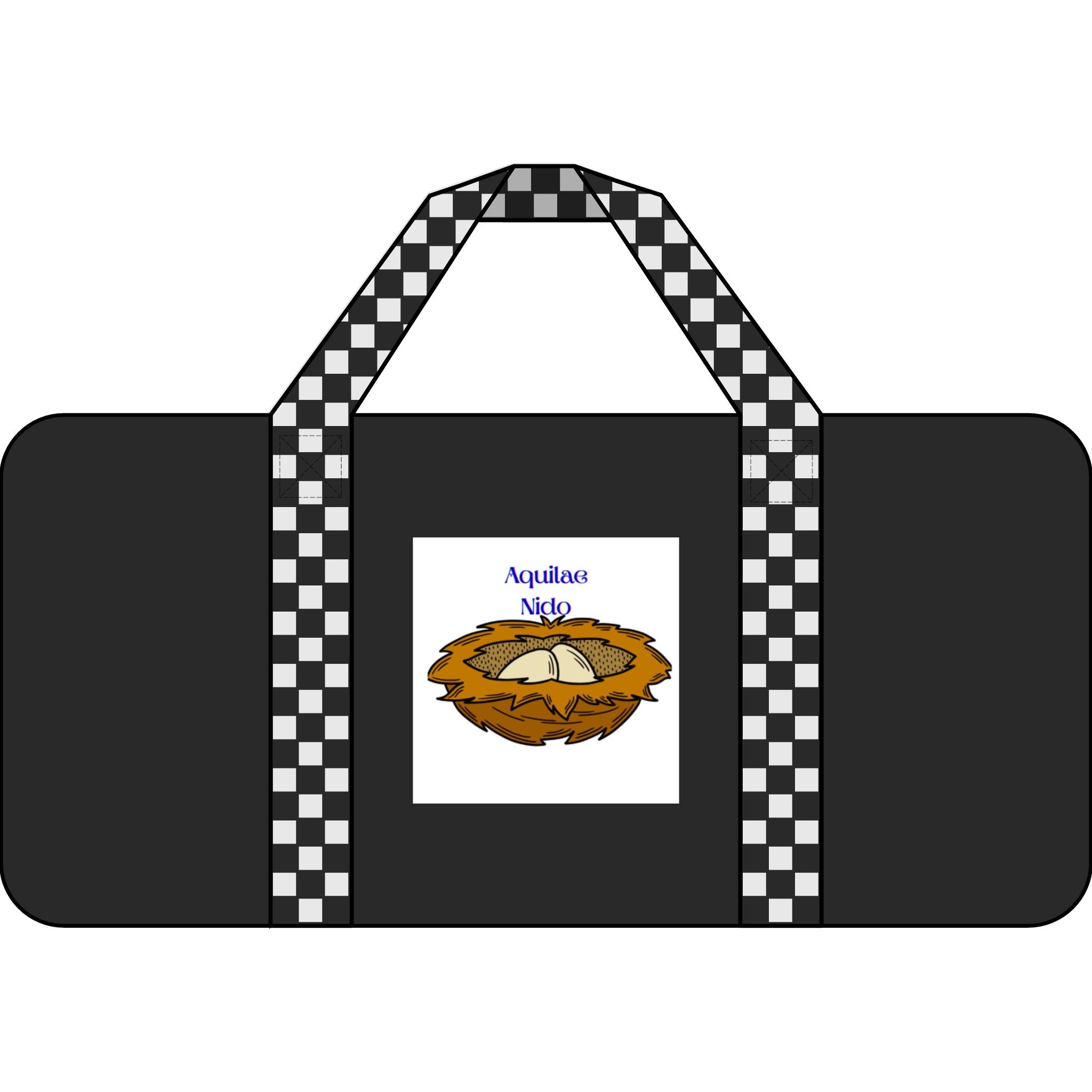 Sac polochon Eagle Nest Logo Tripper | Sangle à carreaux ou camouflage