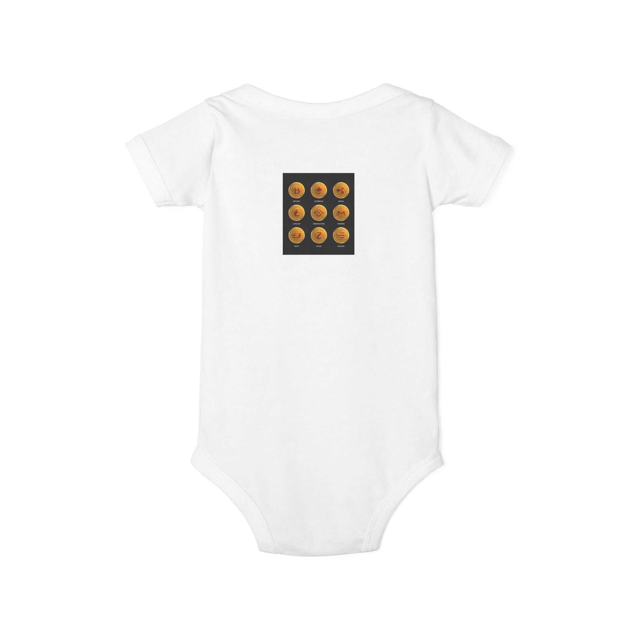 Cryptocurrency Coins Infant One Piece | Fall Baby Bodysuit