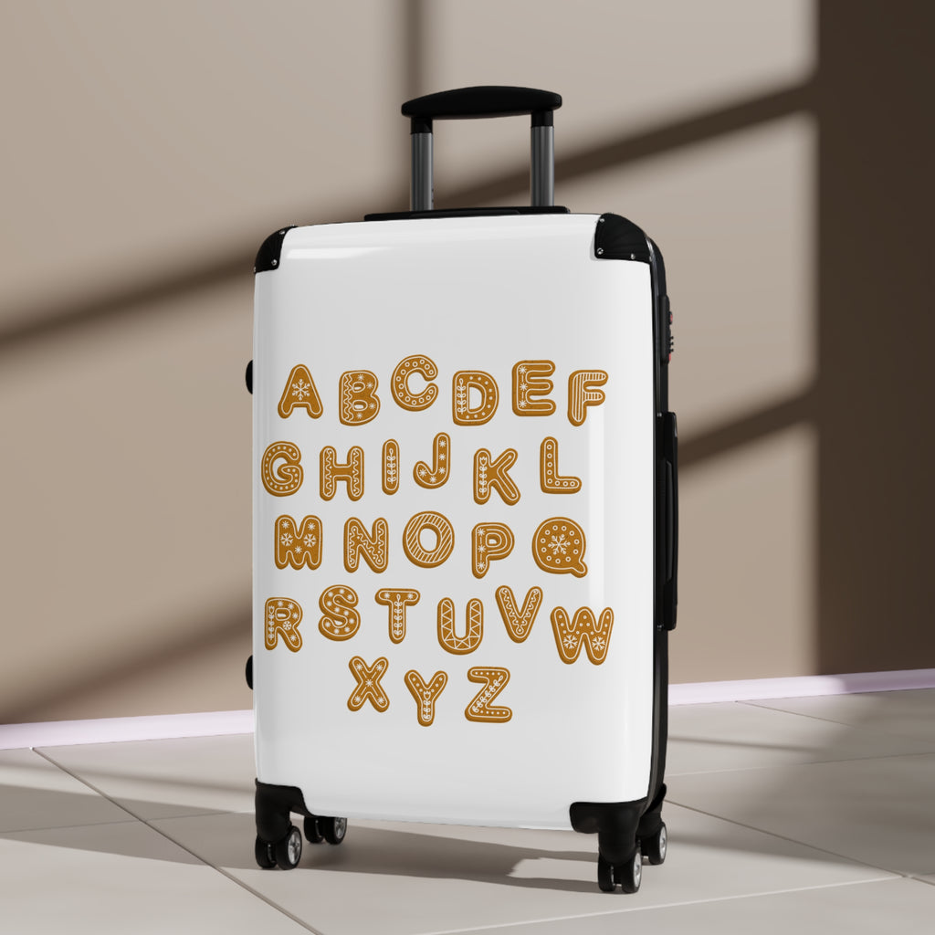 Alphabet Cookies Suitcase | Alphabet Letters Luggage Cover, Kids Travel
