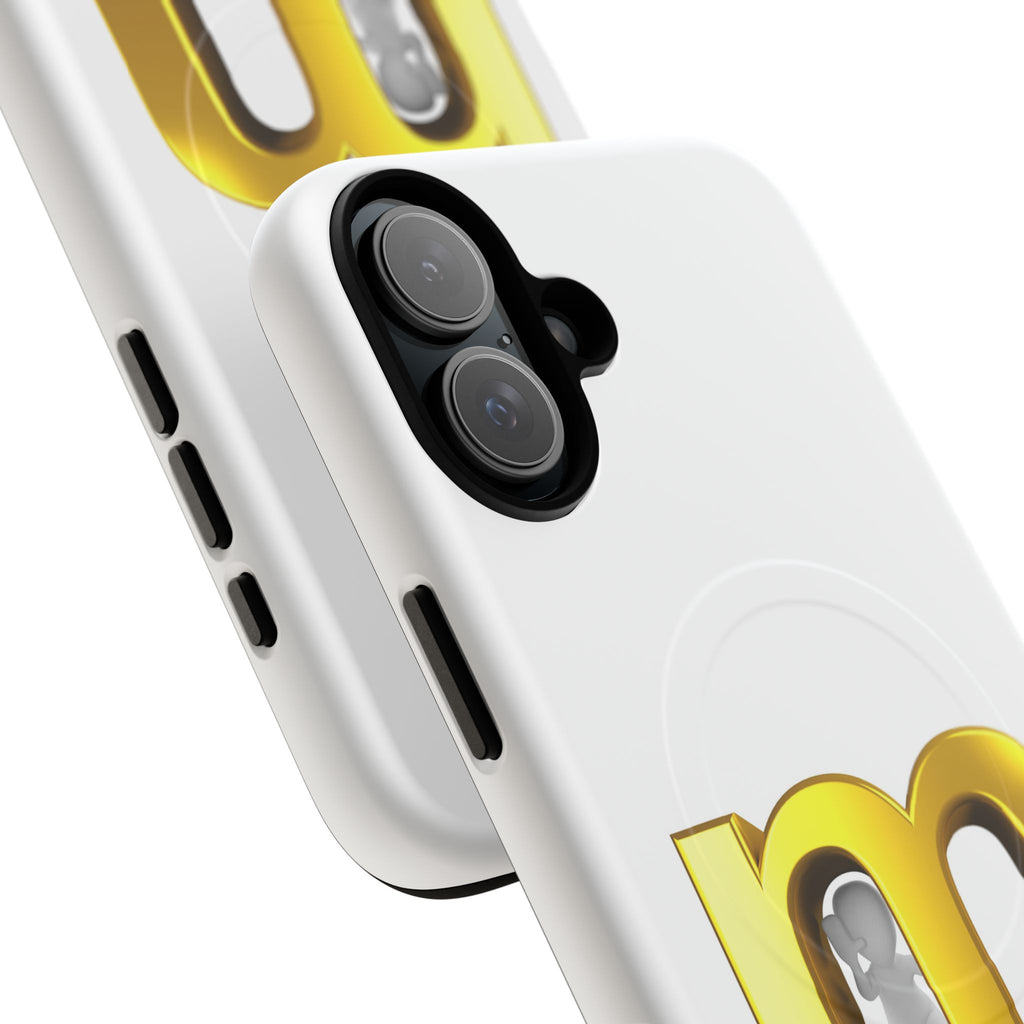Gold Letter M phone case | Magnetic Tough Case, Monogram Initial