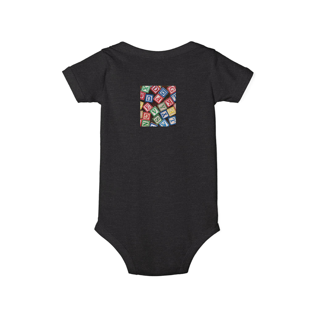 Colorful Alphabet Blocks Infant One Piece | Baby Bodysuit