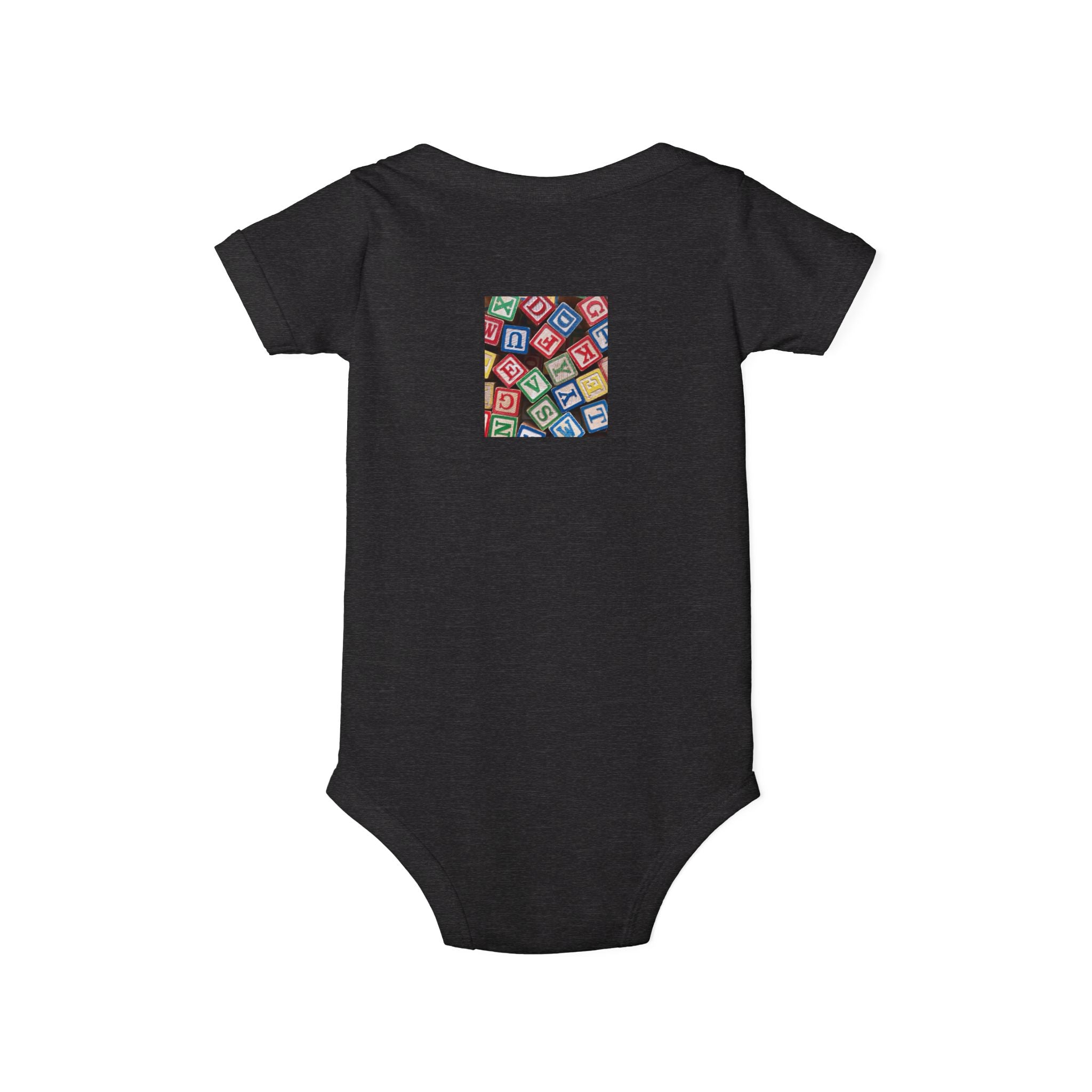 Colorful Alphabet Blocks Infant One Piece | Baby Bodysuit
