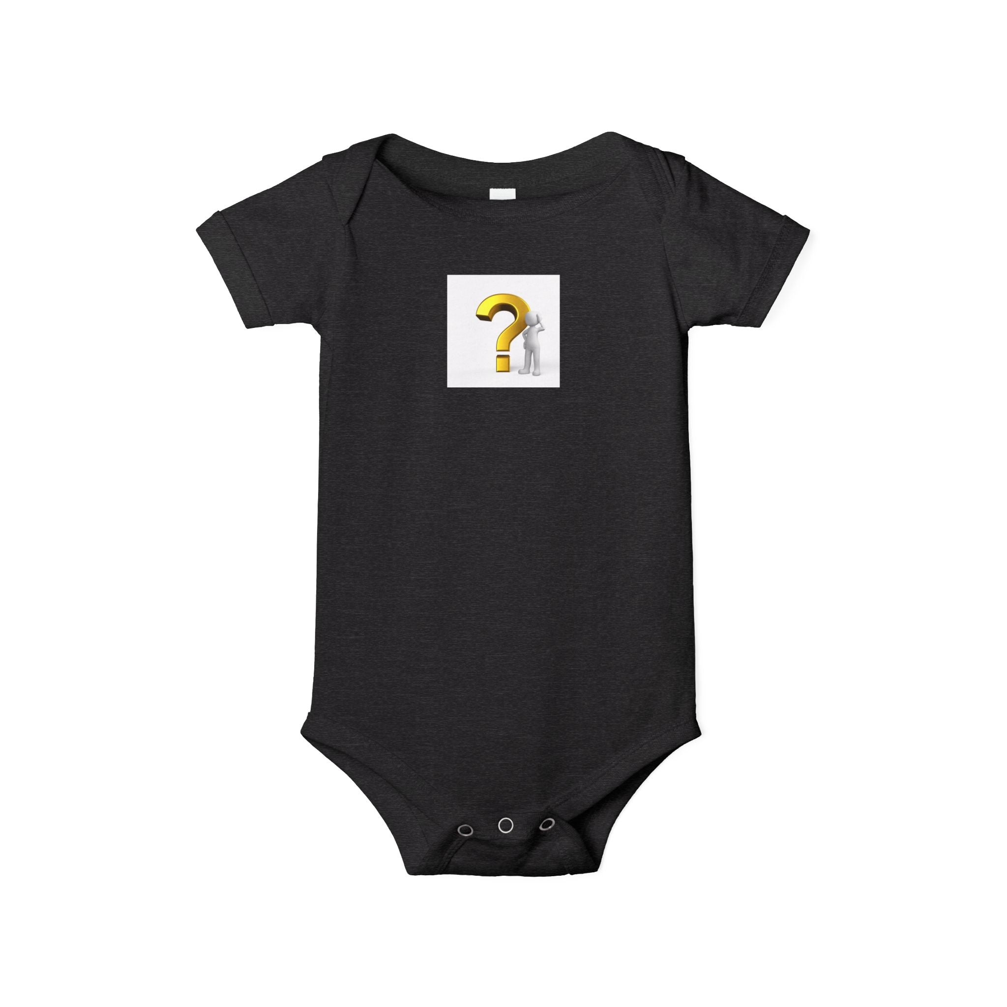 Body pour bébé avec point d'interrogation doré | Barboteuse bébé curieux
