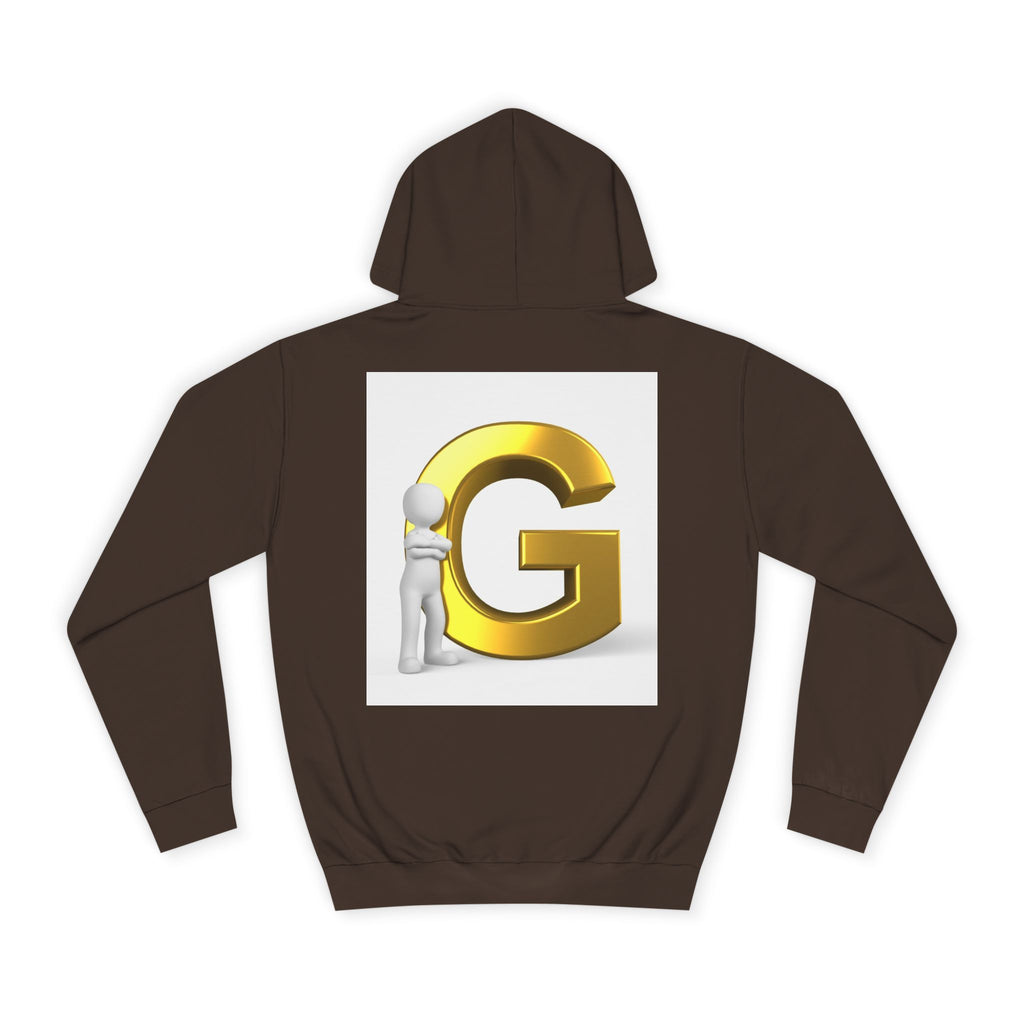 Gold Letter G Hoodie | Initial G Monogram sweatshirt
