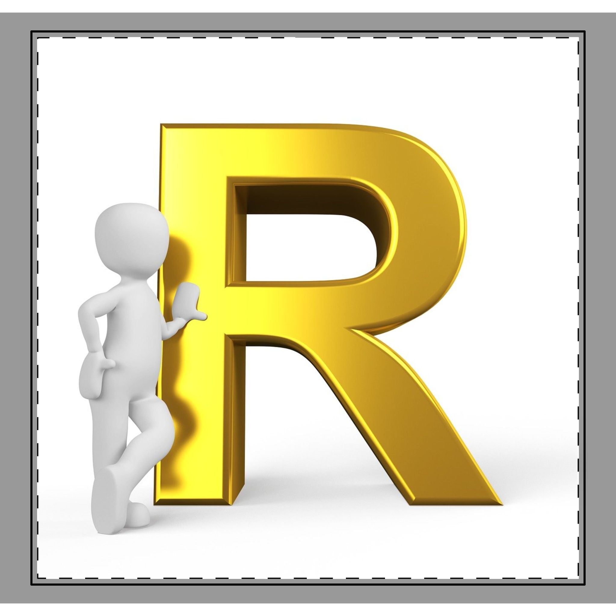 Gold Letter R Monogram Woven-Style Coverlet | Initial R Decorative Coverlet