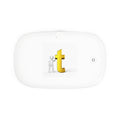 Yellow Letter T Design UV Phone Sanitizer and Wireless Charging Pad