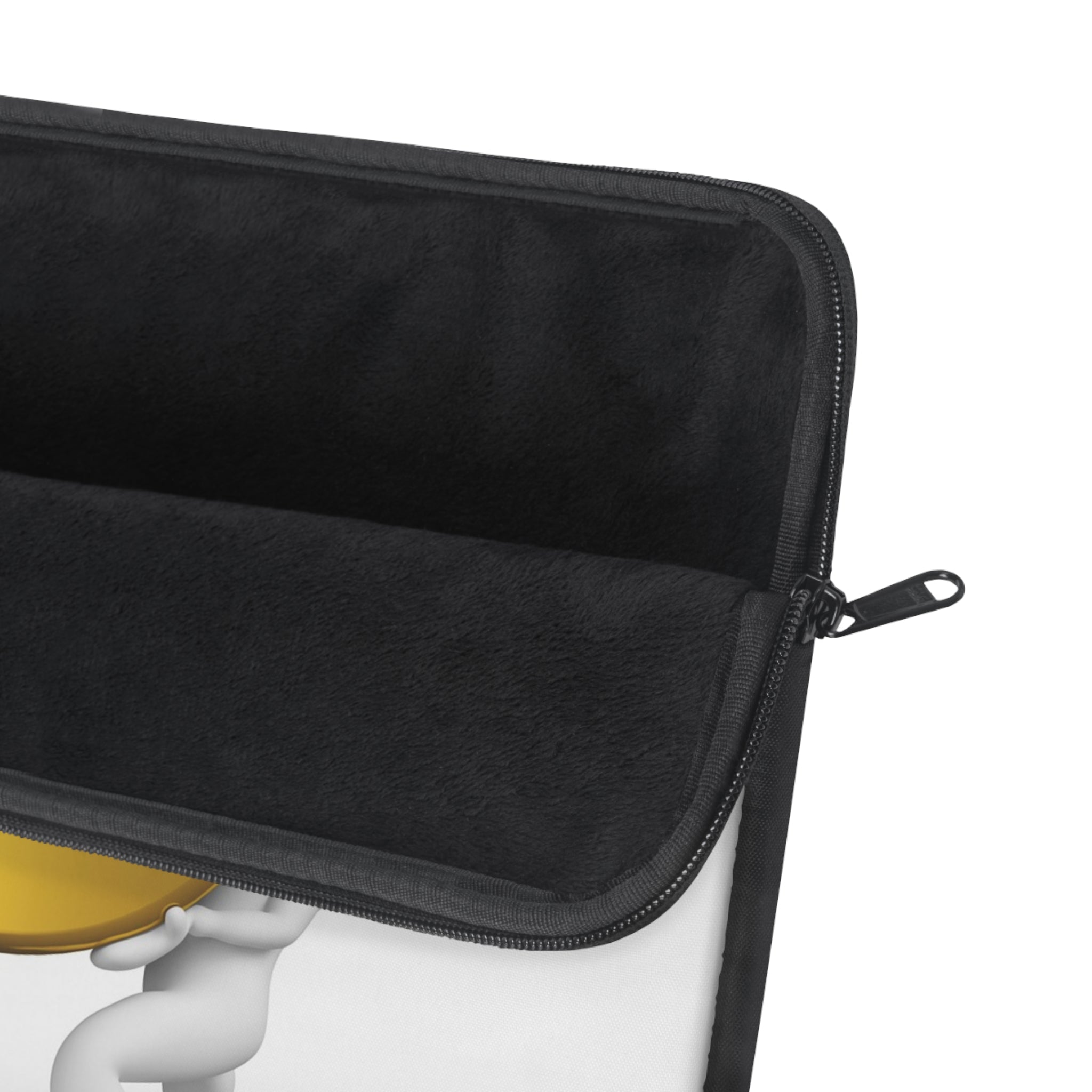 Gold Letter P Graphic Laptop Sleeve | Initial Monogram