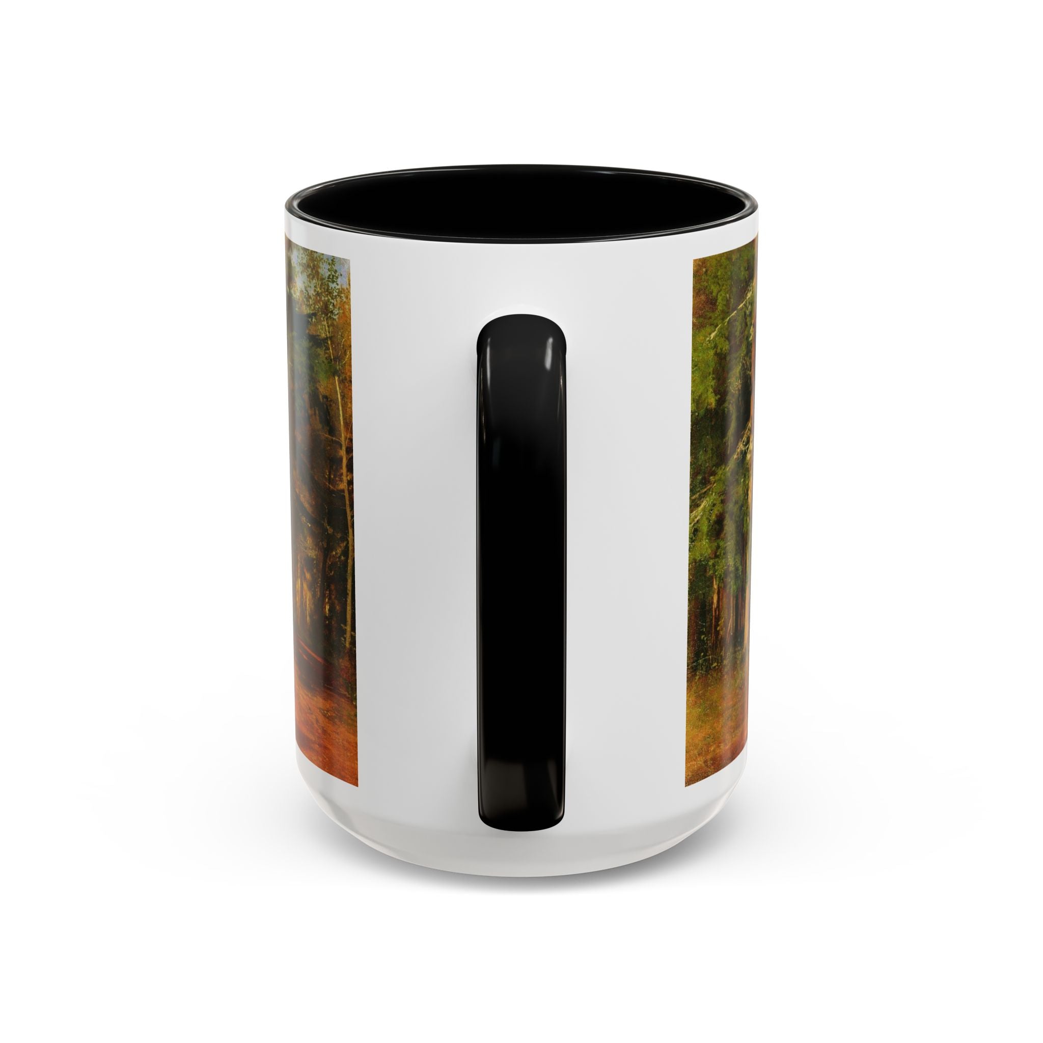 Waldweg-Malerei Tasse | Akzent-Kaffeetasse 11oz 15oz
