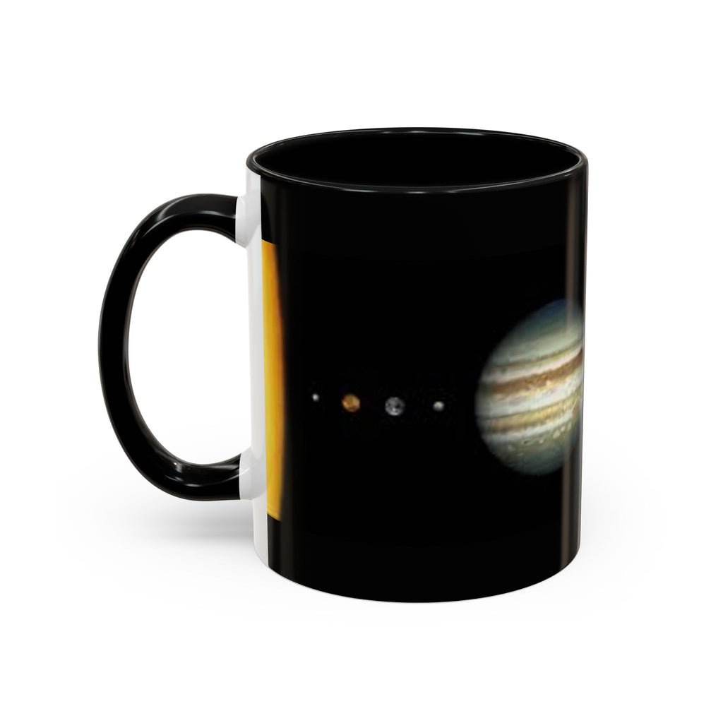 Planeten-Sonnensystem-Tasse | Akzent-Kaffeetasse mit Saturn und Jupiter