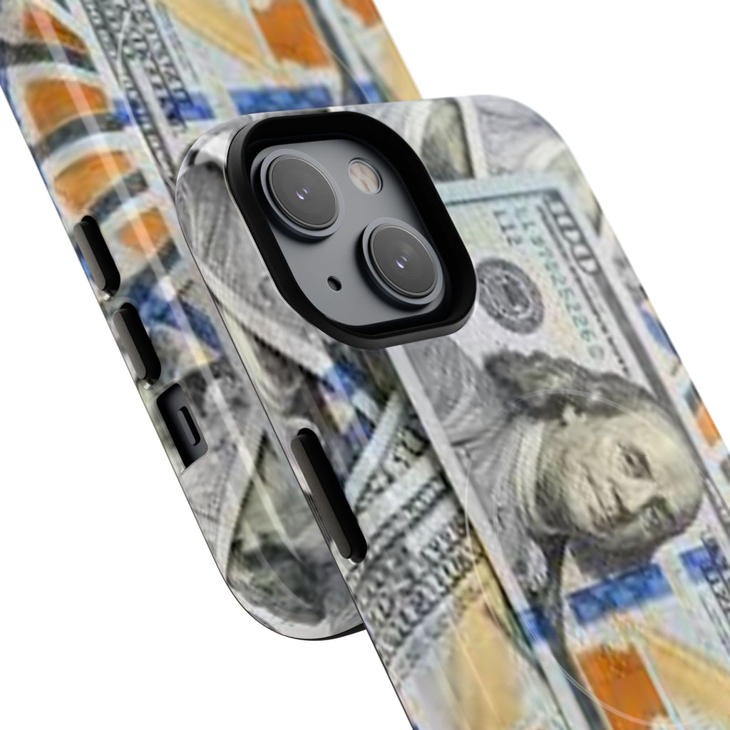 Hundred Dollar Bills Phone Case | Tough Magnetic Case, Money Pattern