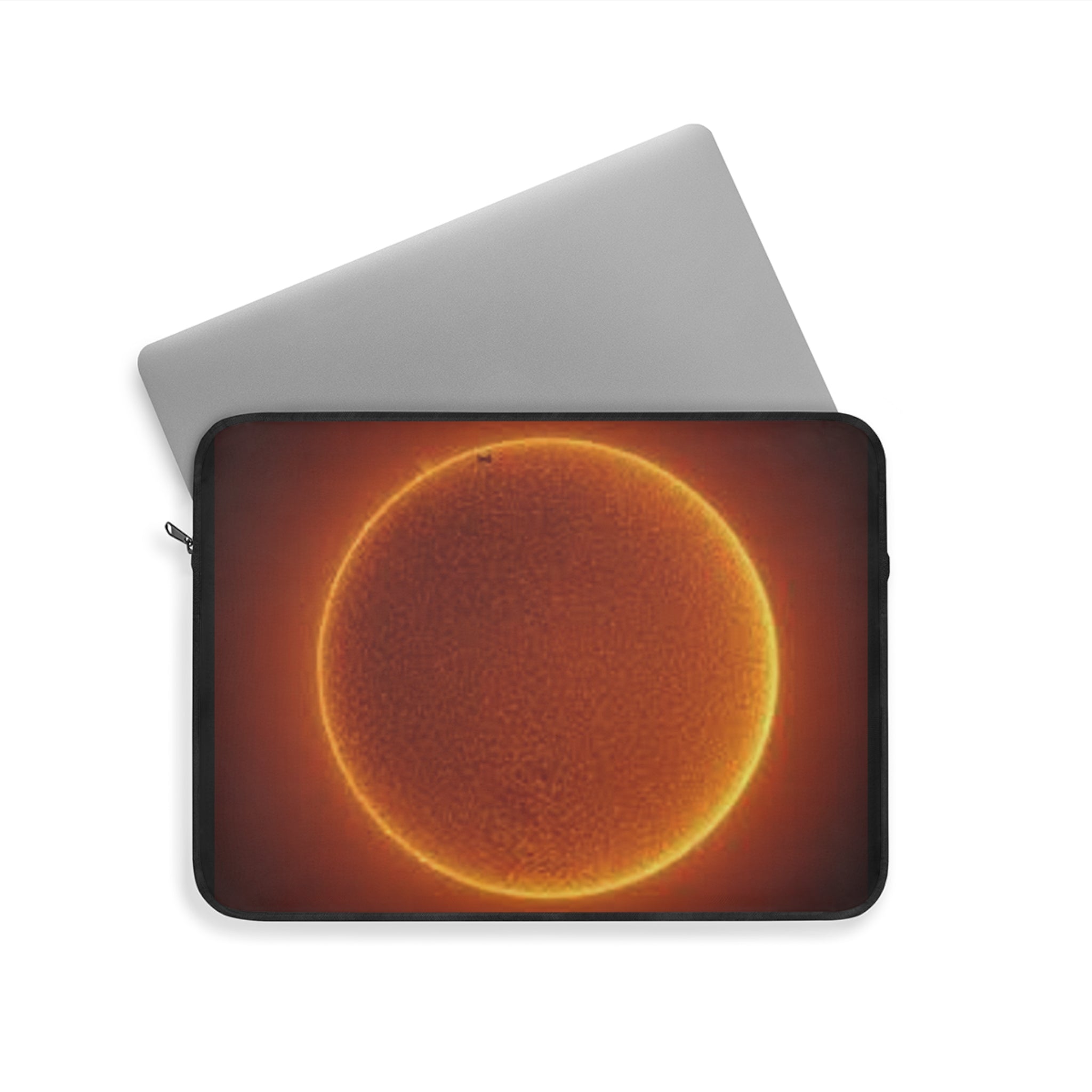 Solar Disc Laptop Sleeve | Sun Photography, Cosmic Orange Glow