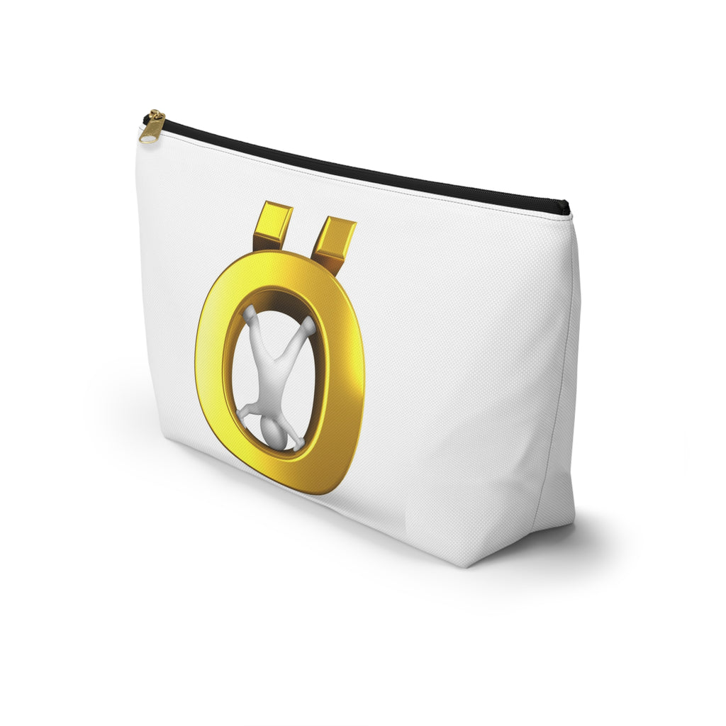 Gold Letter Ö Accessory Pouch