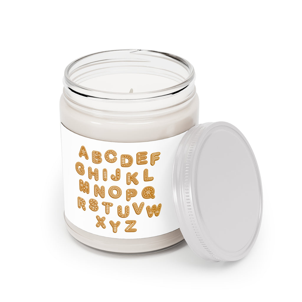 Alphabet Cookie Letters Candle | Soy Candle