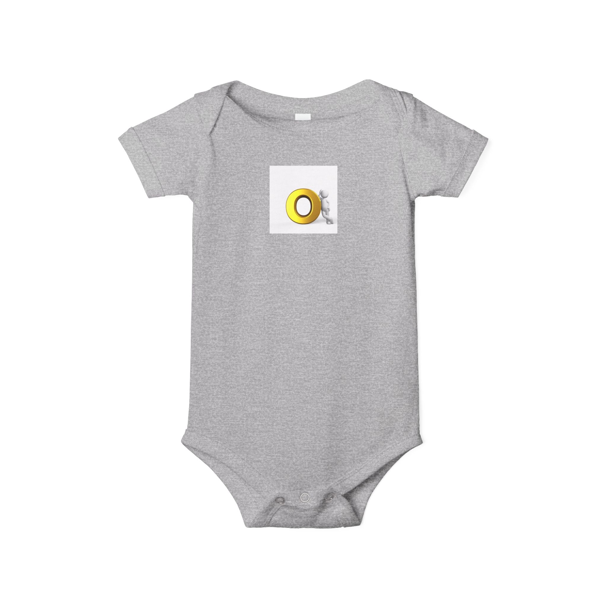 Gold Letter O Infant Onesie | Infant One Piece