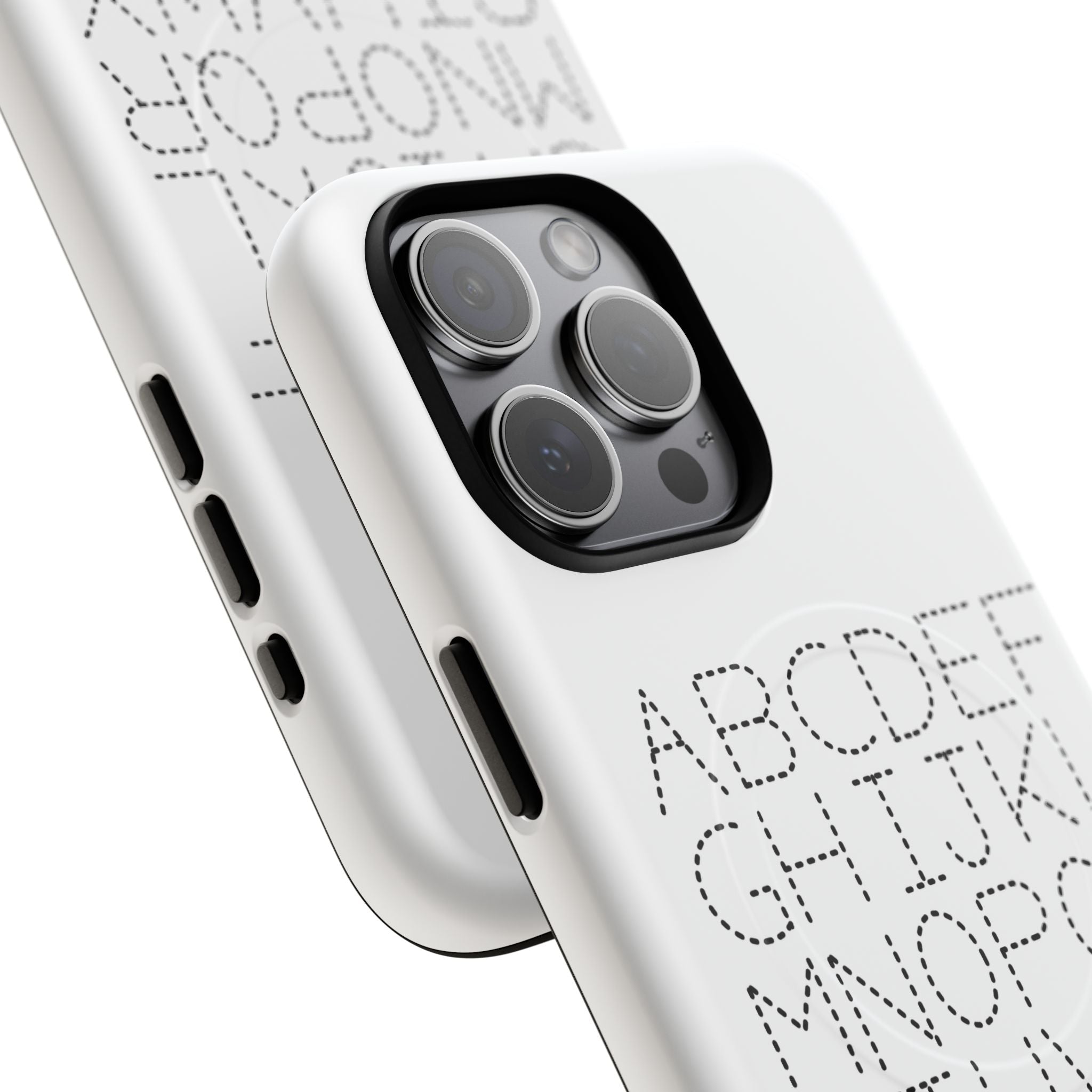 Dotted Alphabet Phone Case | Tough Magnetic Case
