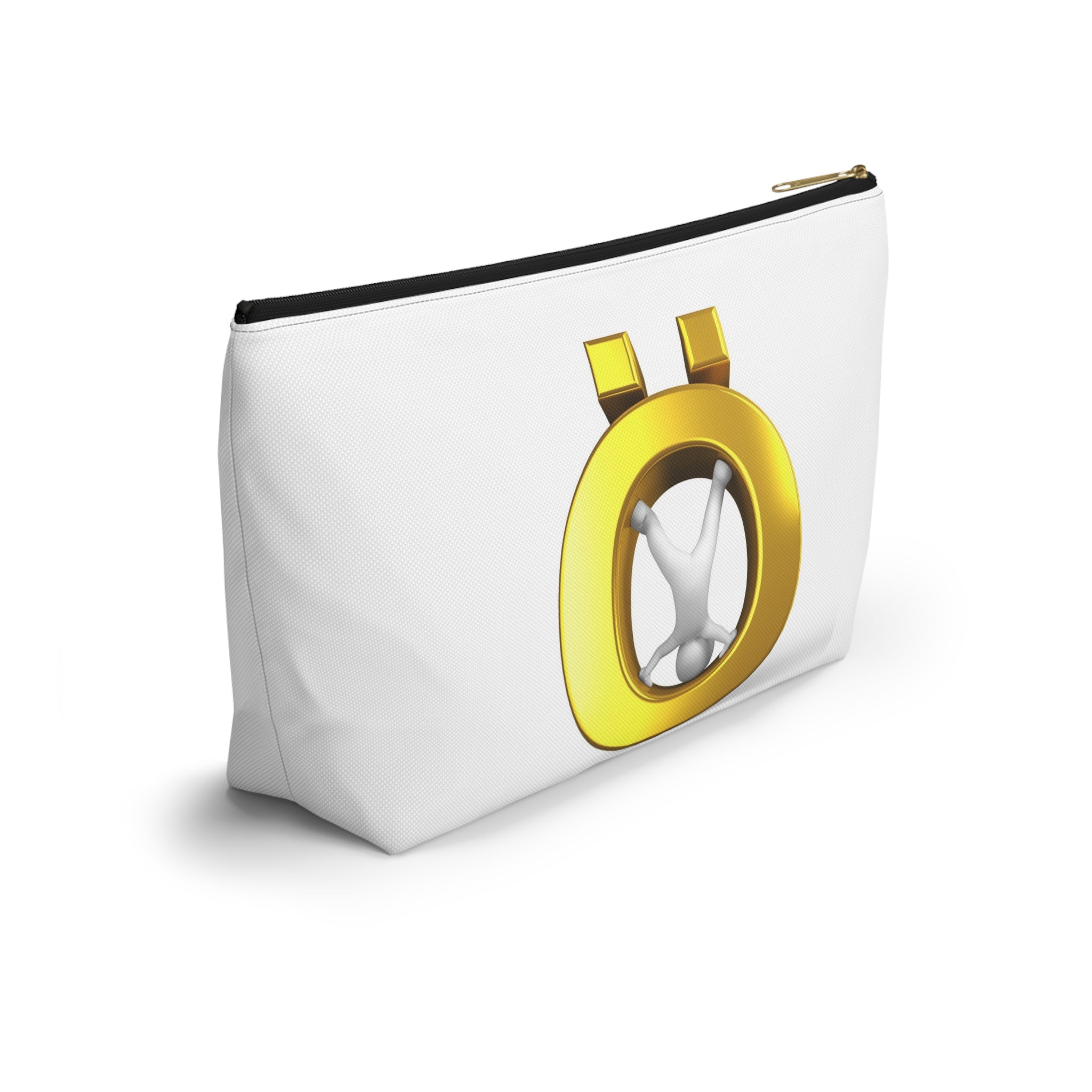 Gold Letter Ö Accessory Pouch