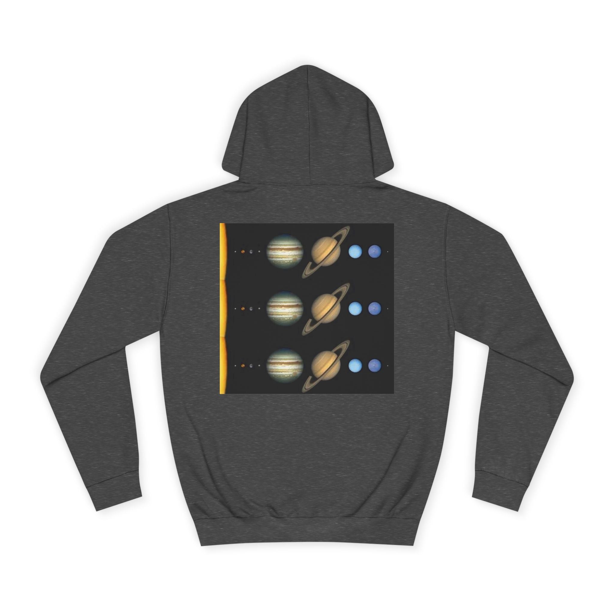 Solar System Planets Hoodie | Saturn Jupiter Earth Mars Nebula Design