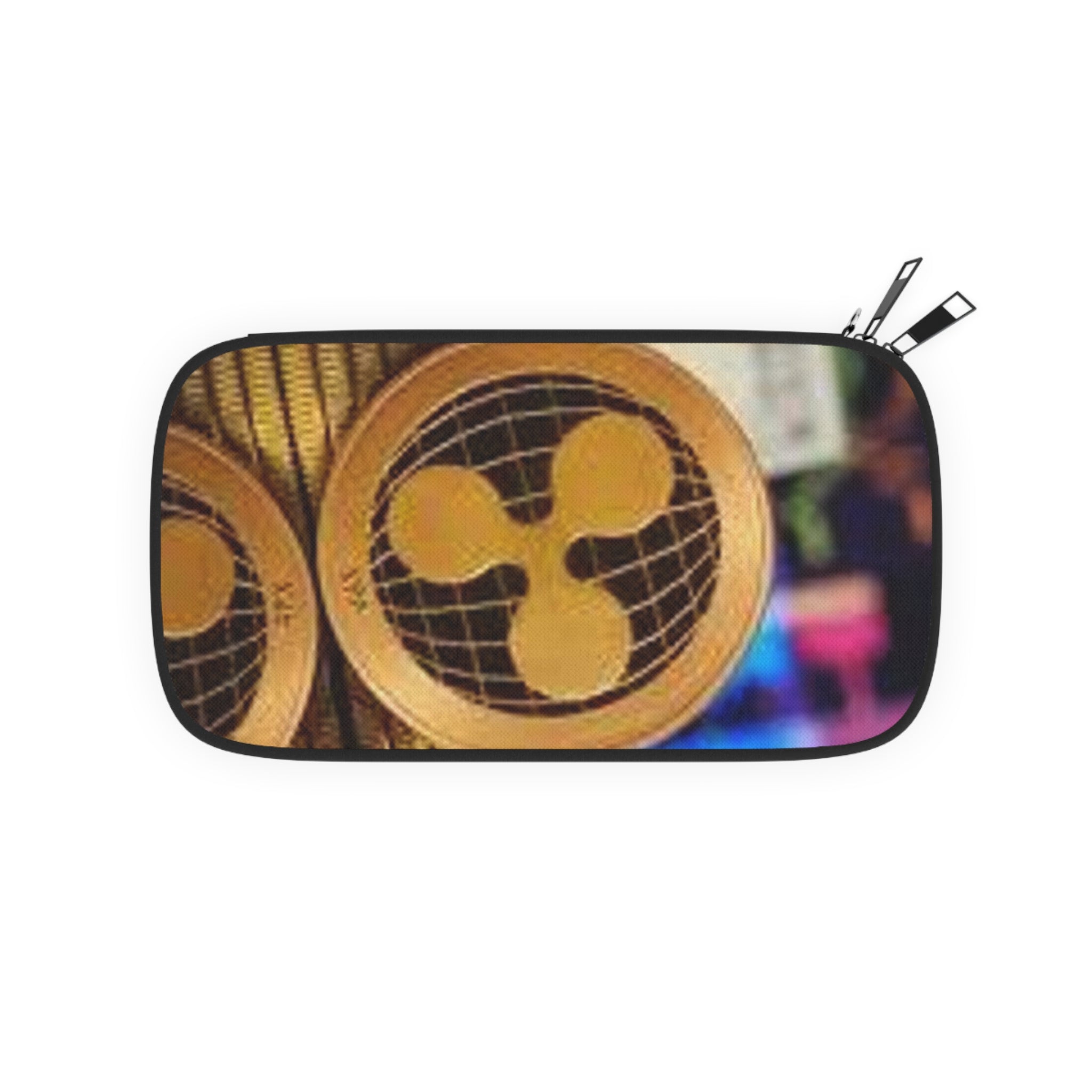 Ripple Coin Passport Wallet | Crypto Ripple Logo Travel Pouch