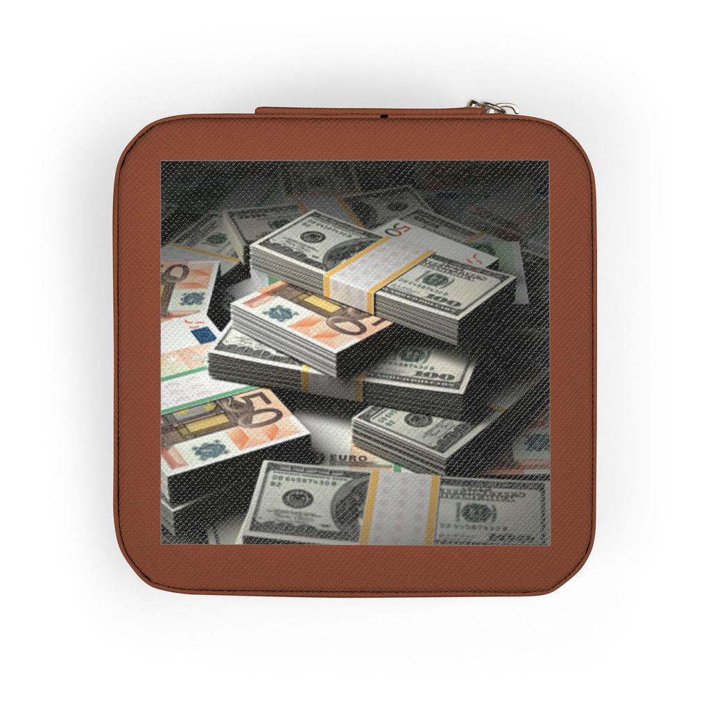 Stack of Cash Jewelry Travel Case | Compact Portable Organizer