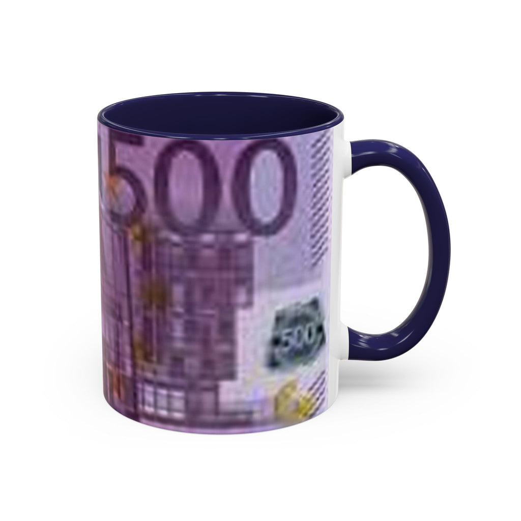 500 Euro Banknote Tasse | Akzent-Kaffeetasse 11oz 15oz
