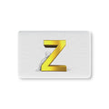 Gold Letter Z Baby Fitted Crib Sheet | Monogram Initial Z