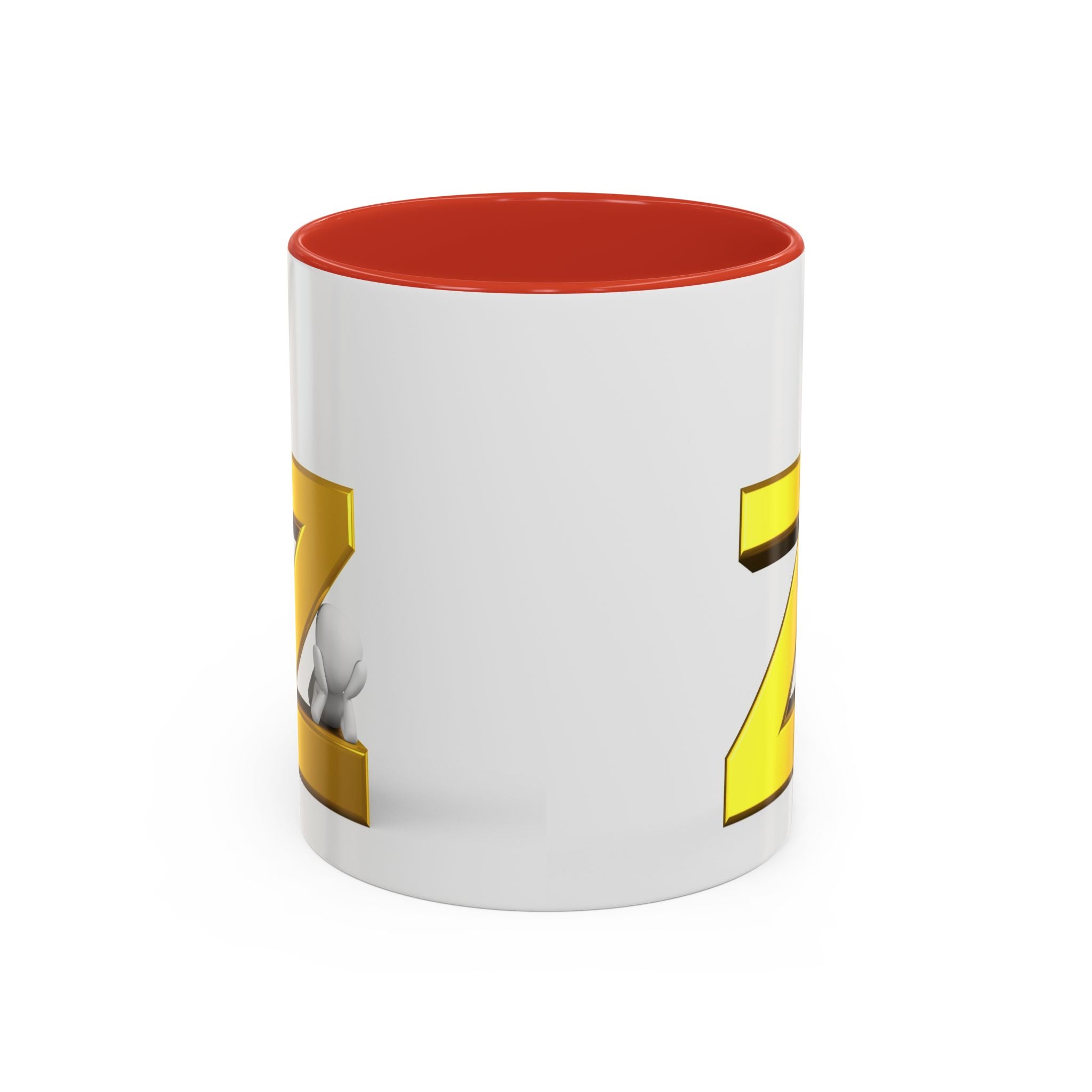 Mug Initial Lettre Z Dorée | Tasse à café avec anse colorée 325 ml ou 443 ml