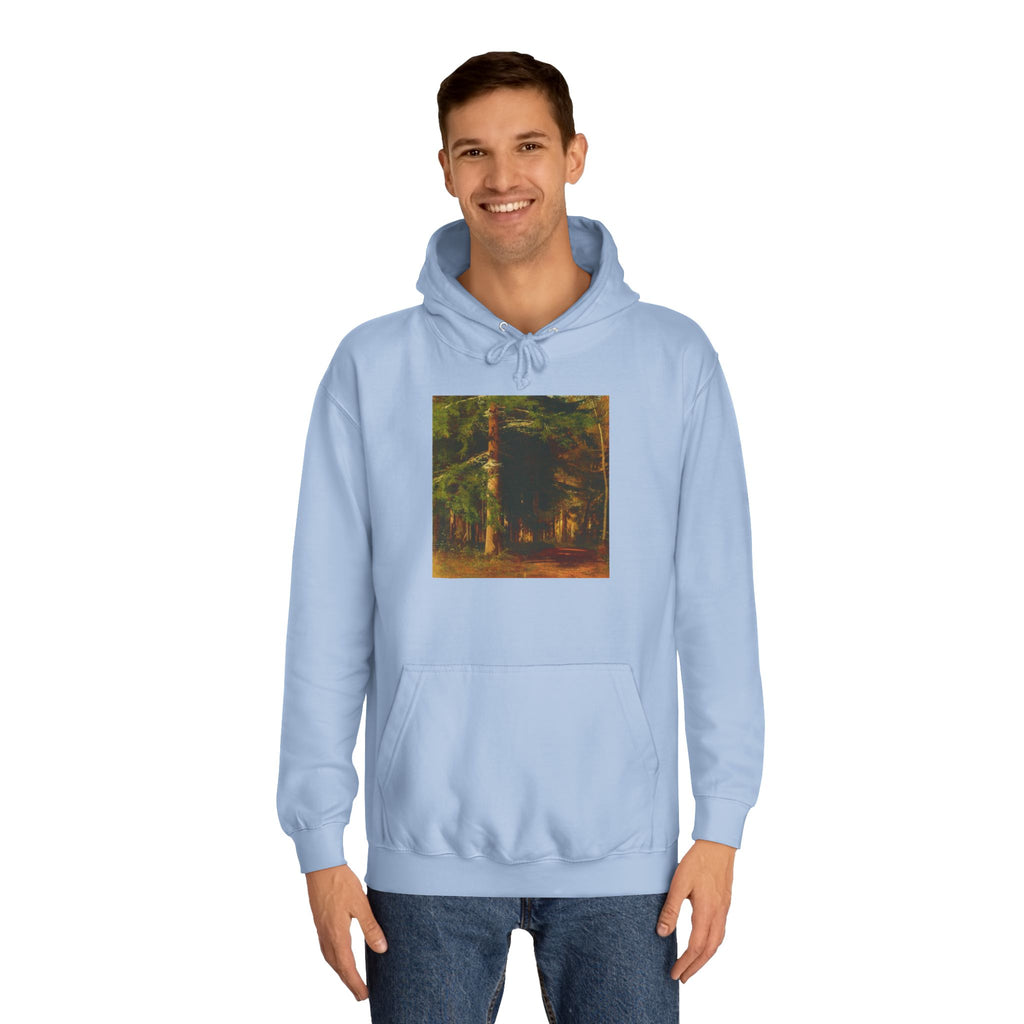Forest Painting Hoodie | Vintage Woodland Trees Sweatshirt