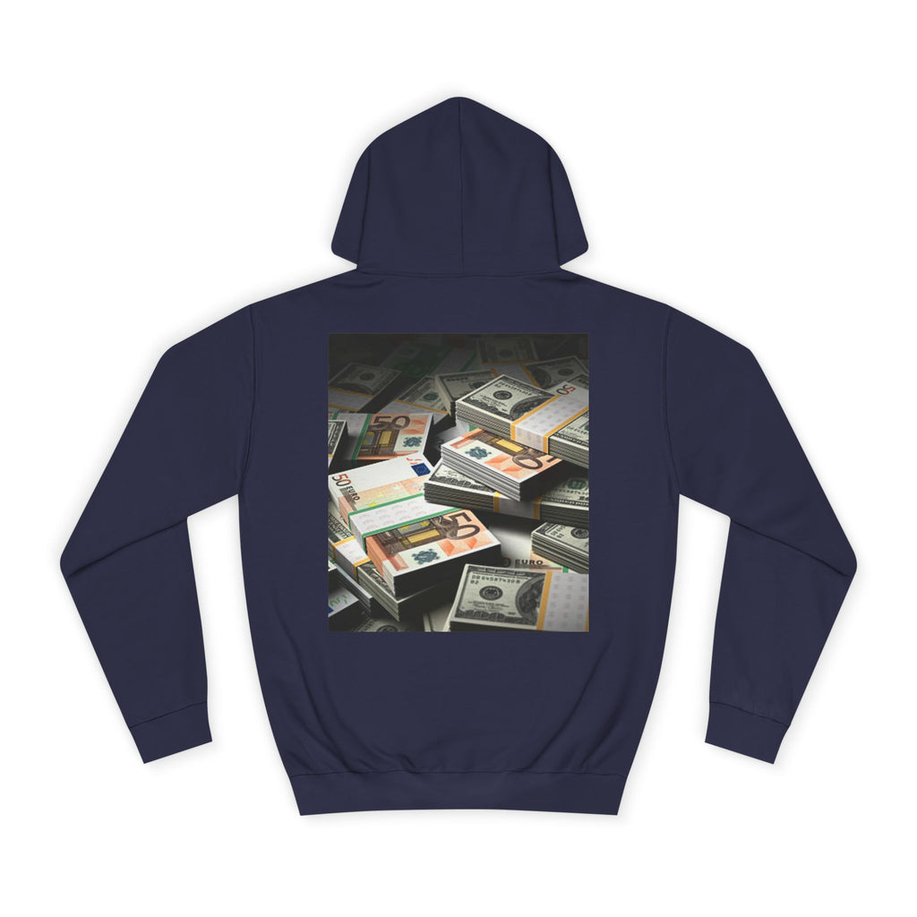 Stacked Cash Money Hoodie | Vintage Banknote Print, Stacks of Dollars