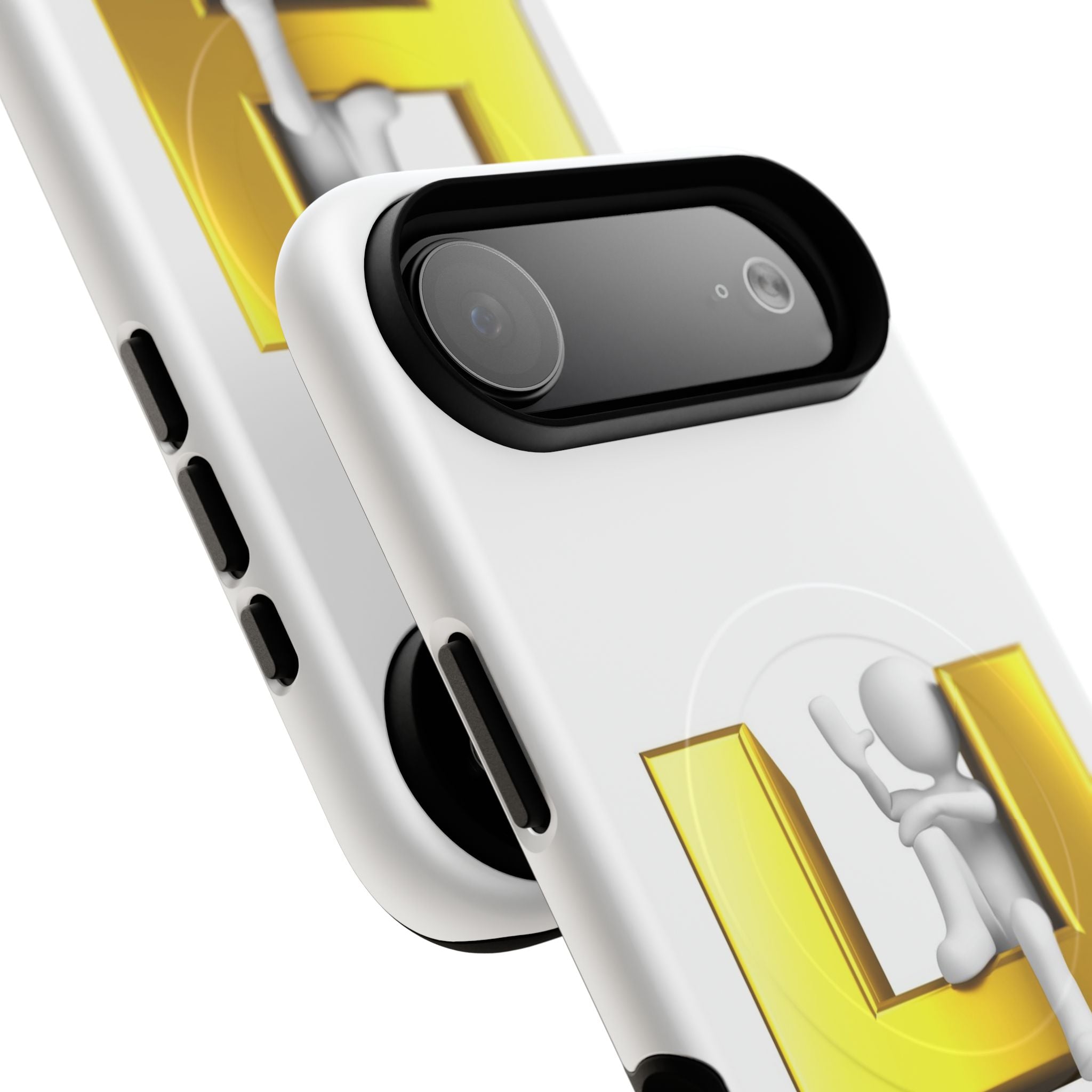 Gold Letter H Climber Phone Case | Tough Magnetic Case