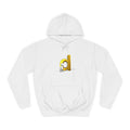 3D Gold Letter D Hoodie | Minimal Monogram Initial Sweatshirt