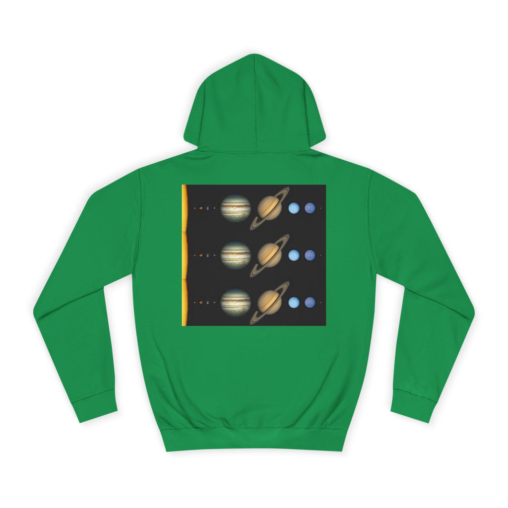 Solar System Planets Hoodie | Saturn Jupiter Earth Mars Nebula Design