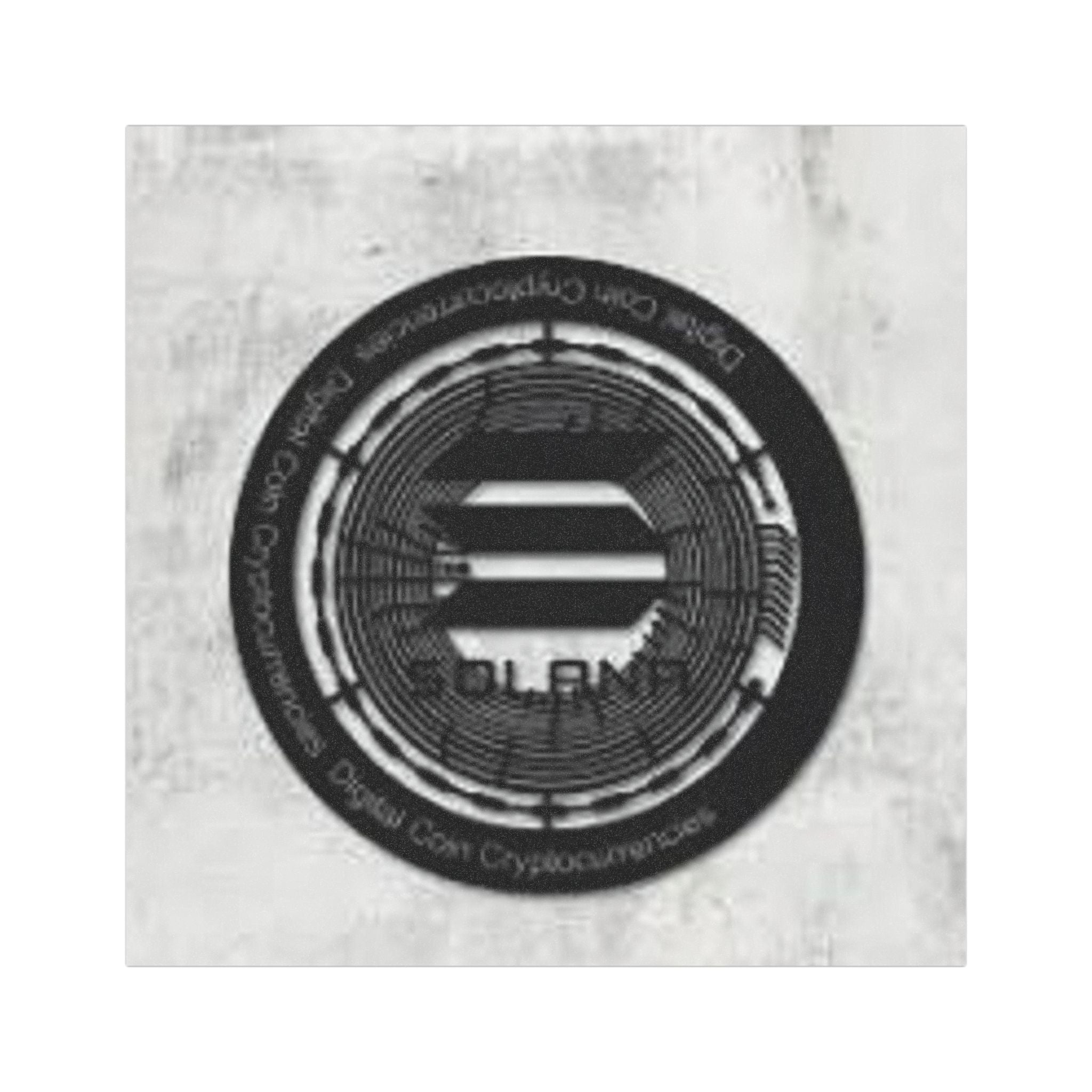 Solana Cryptocurrency Coin Car Magnet