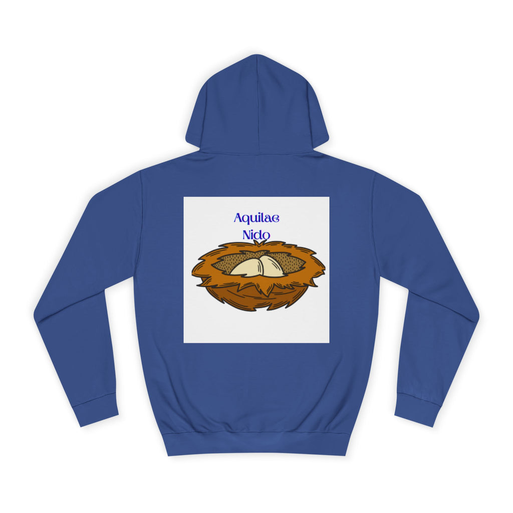 Aquilae Nido Nest Illustration Hoodie | College Crest Style