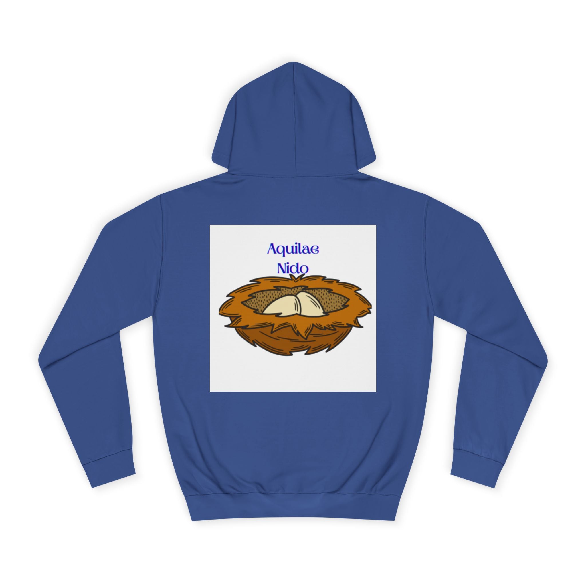 Aquilae Nido Nest Illustration Hoodie | College Crest Style