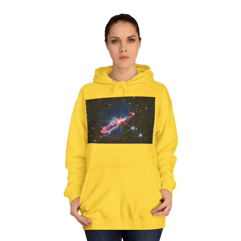 Nebula Space Photo Hoodie | Cosmic Galaxy Stars Astronautic Design
