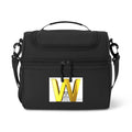 Yellow Letter W Monogram Cooler Bag | Insulated Lunch Cooler