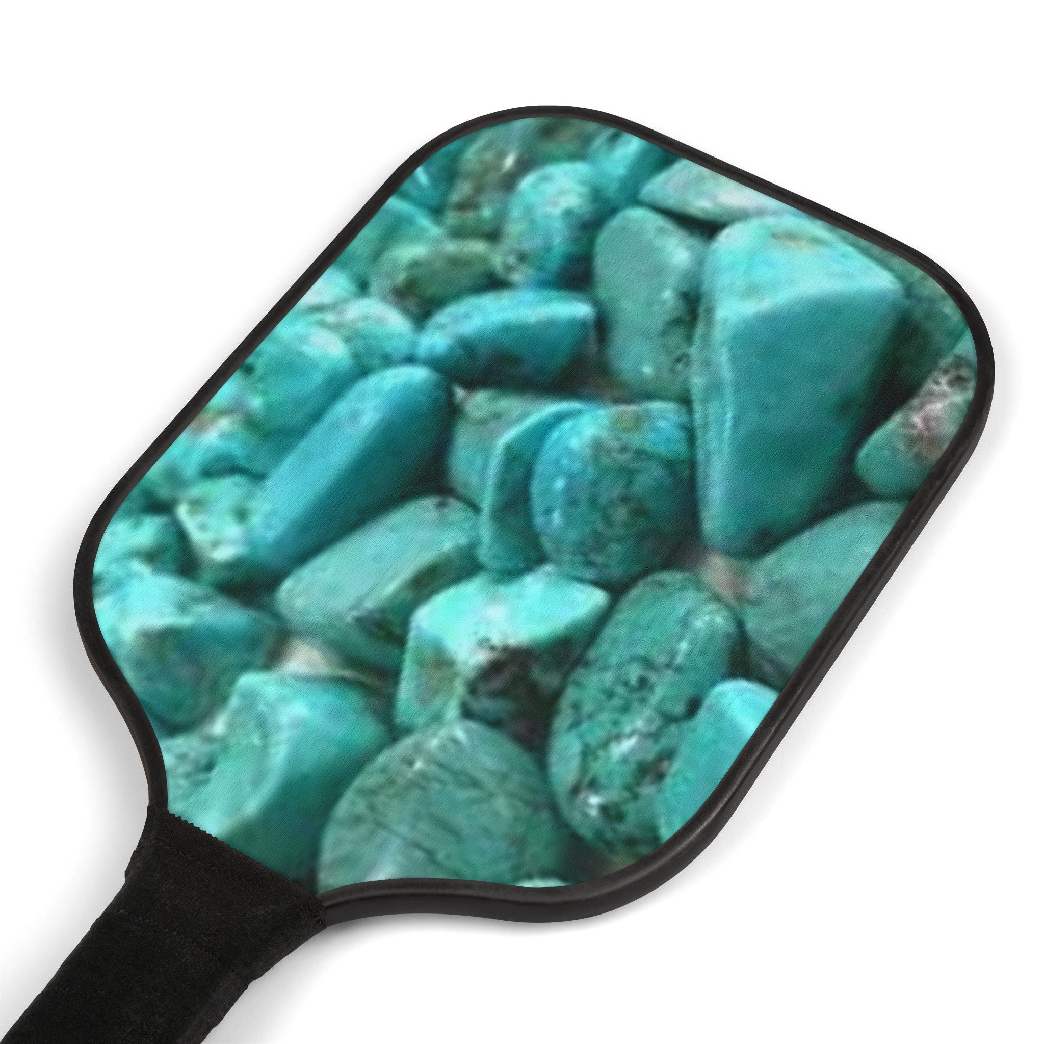 Turquoise Pebble Pattern Pickleball Paddle Set | Pickleball Kit