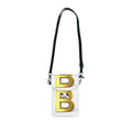 Gold Letter B Monogram Small Cell Phone Wallet | Crossbody phone pouch