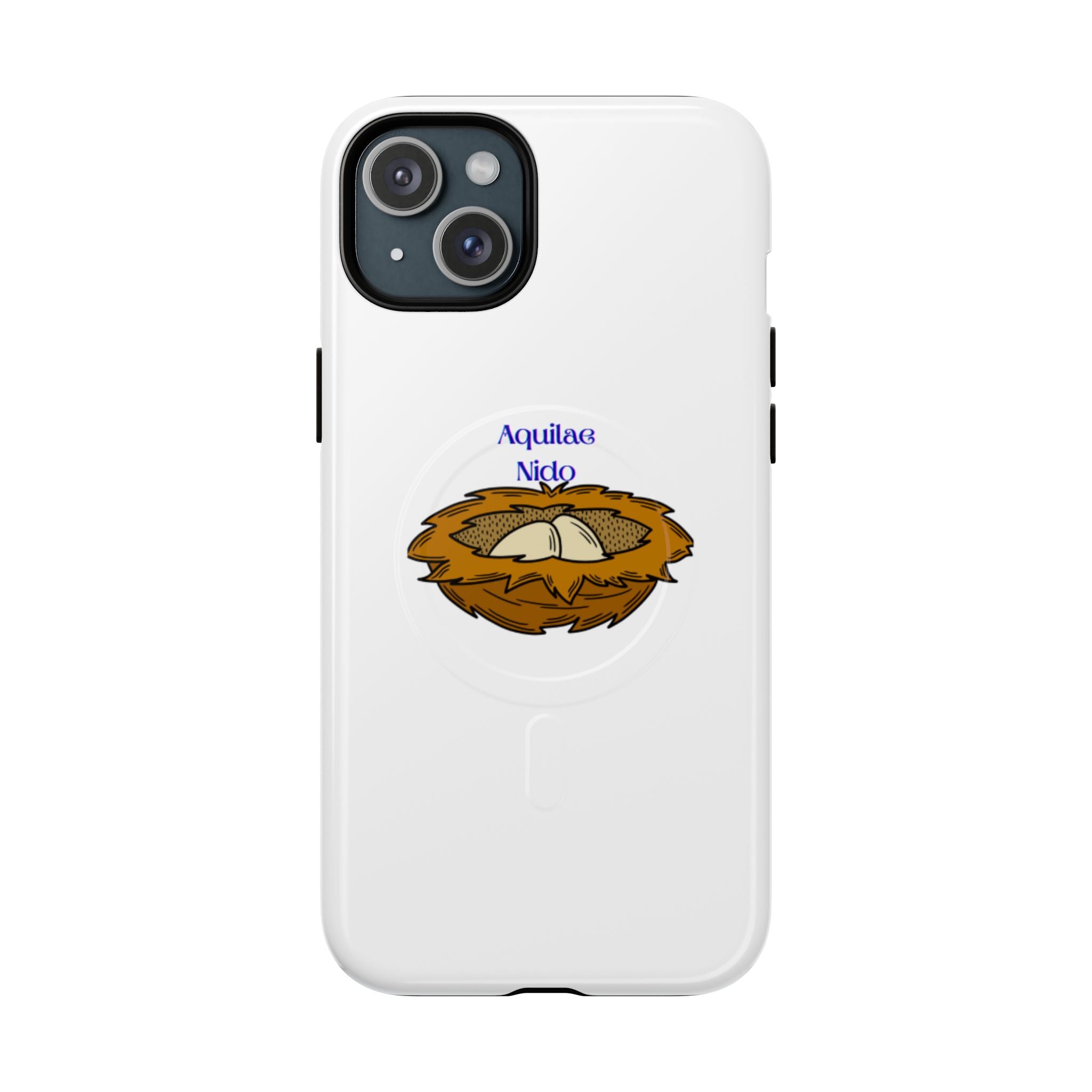 Coque de téléphone illustration nid d'oiseau | Coque magnétique robuste