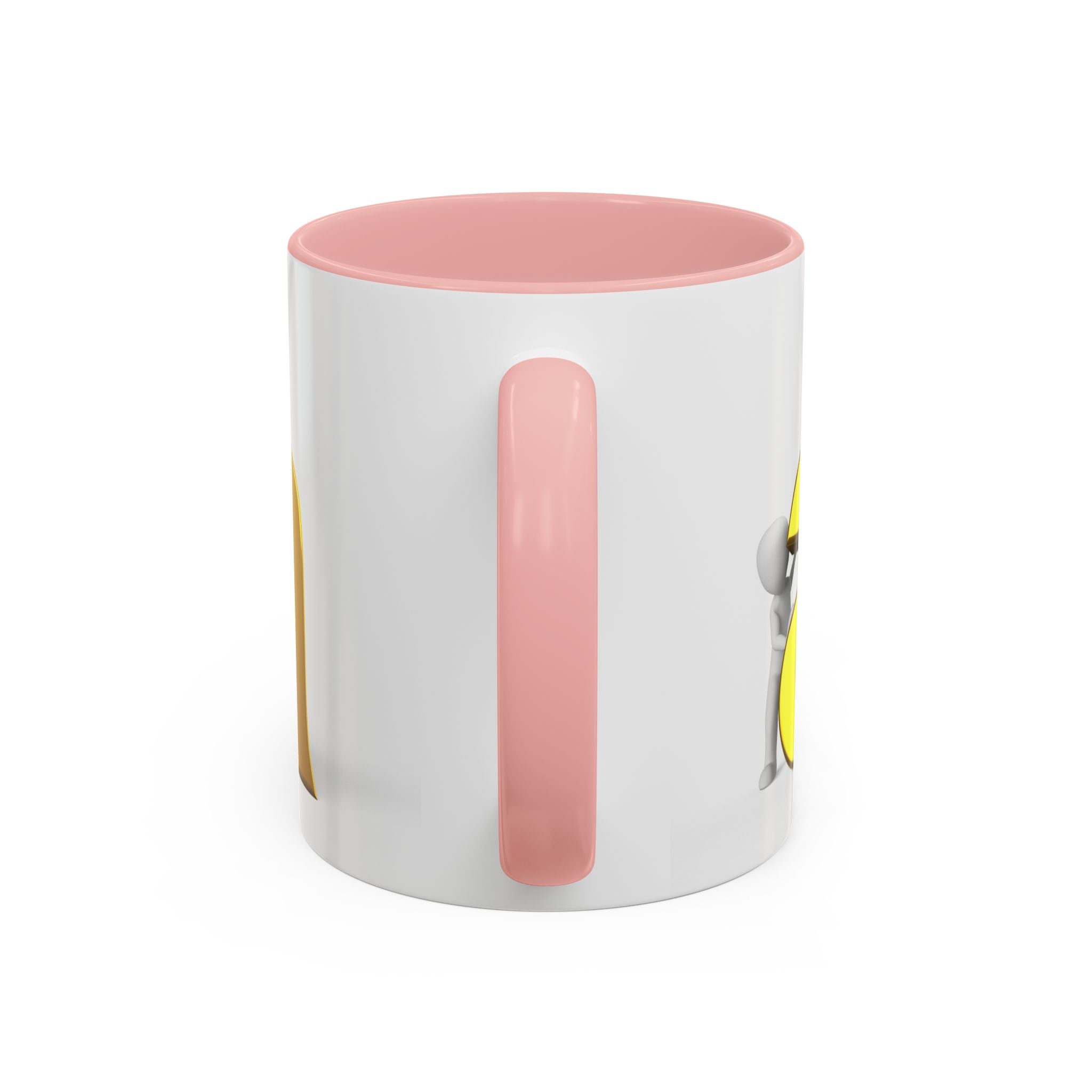 Gold Letter A Monogram Mug | Accent Coffee Mug 11oz 15oz